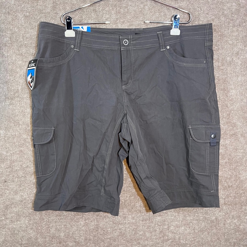 KUHL Splash 11" Short Women 20 Shadow Grey Cargo Hiking Outdoor Stretch